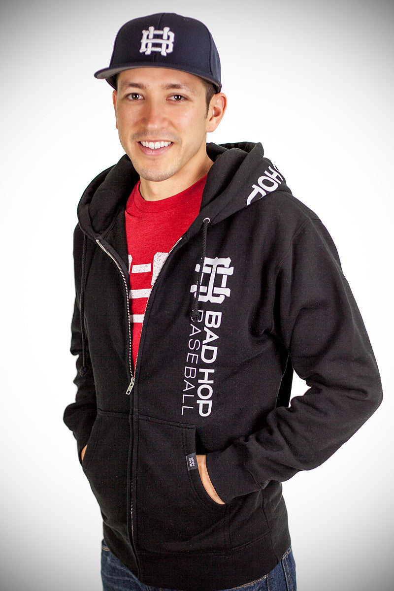 The Baseball Family Zip Up Hoodie Bad Hop Baseball